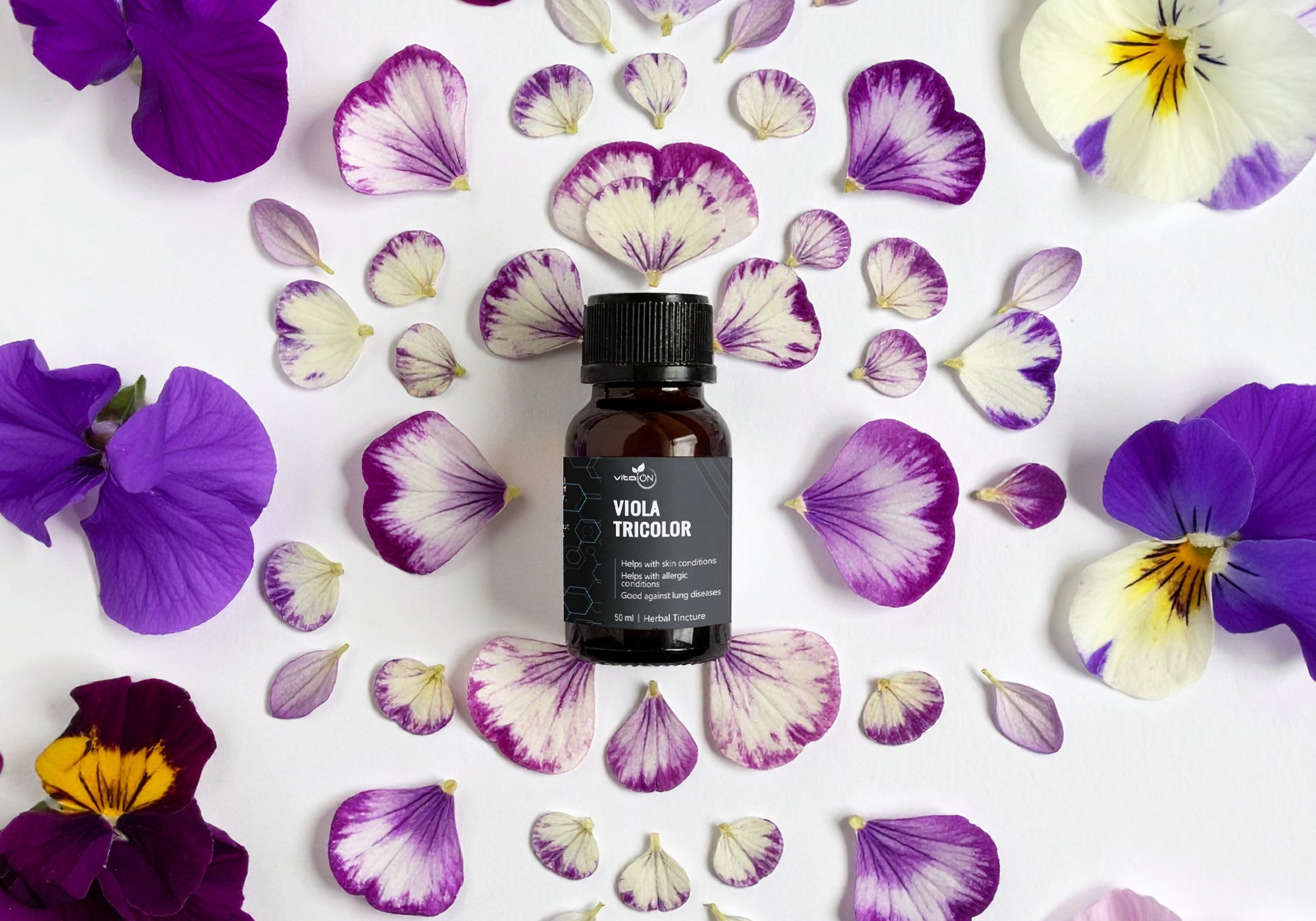 трицветна теменуга билкова тинктура