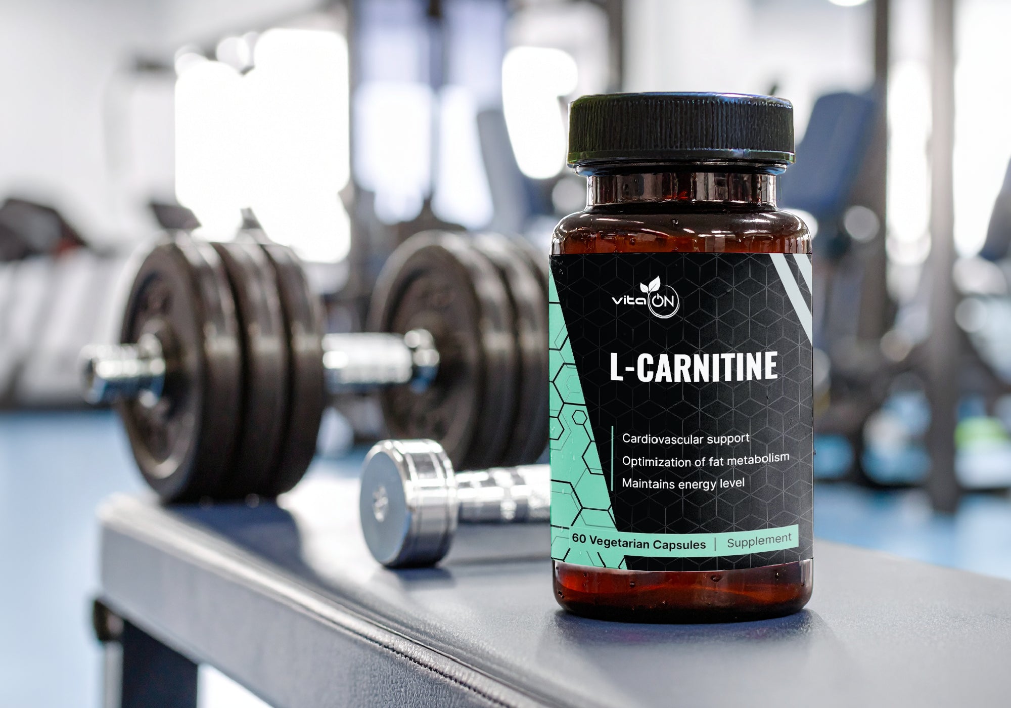 L-Carnitina - Integratore alimentare - 60 capsule x 500 mg VitaOn L-Carnitina - Integratore alimentare - 60 capsule x 500 mg VitaOn